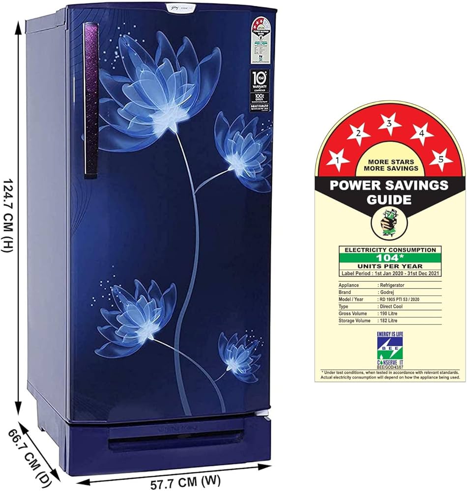 godrej refrigerator 5 star 190 litres price