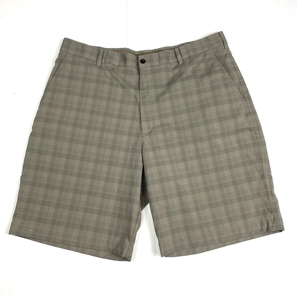 plaid nike golf shorts