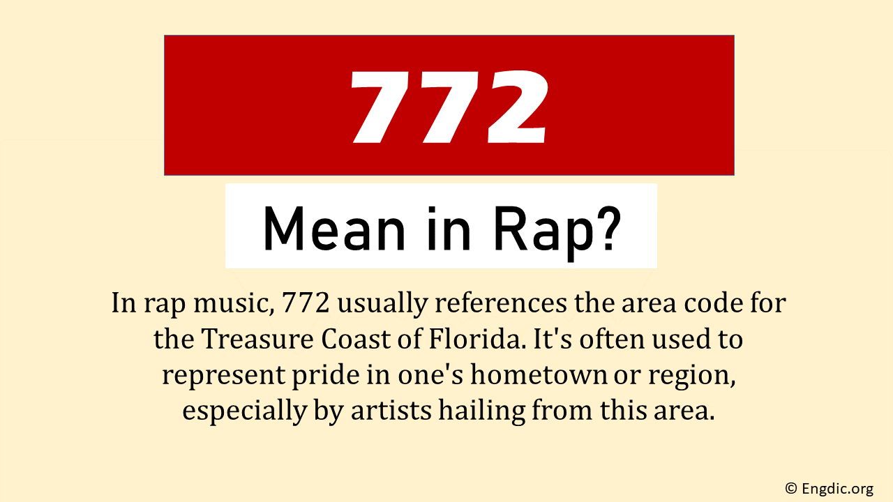 772 meaning slang