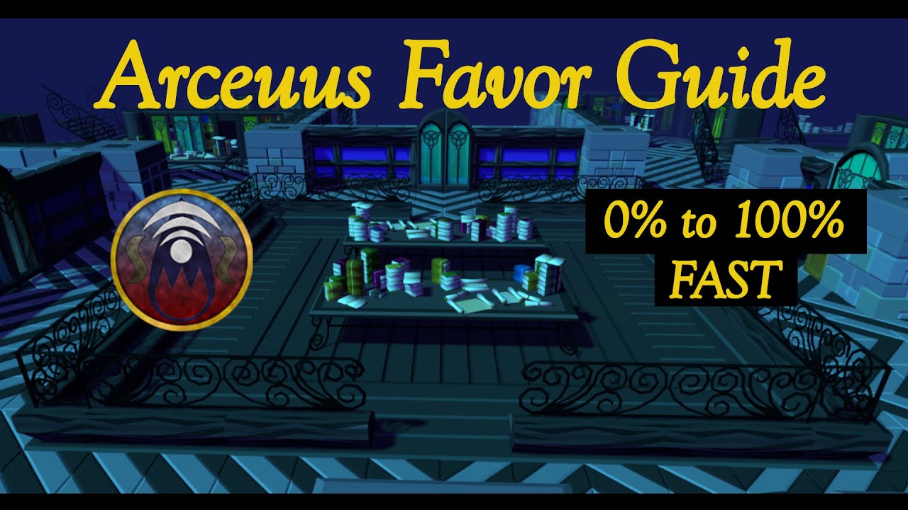 osrs arceuus favor