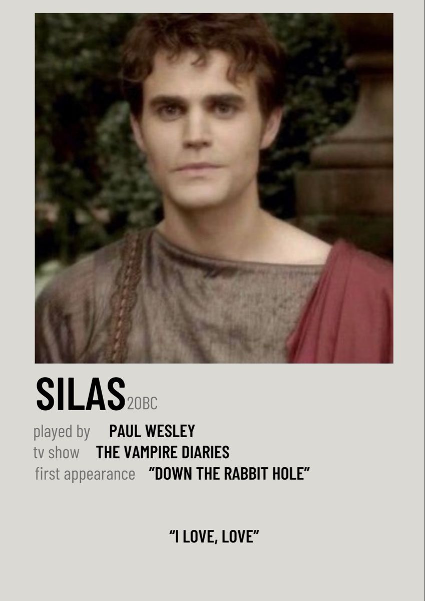 silas vampire diaries