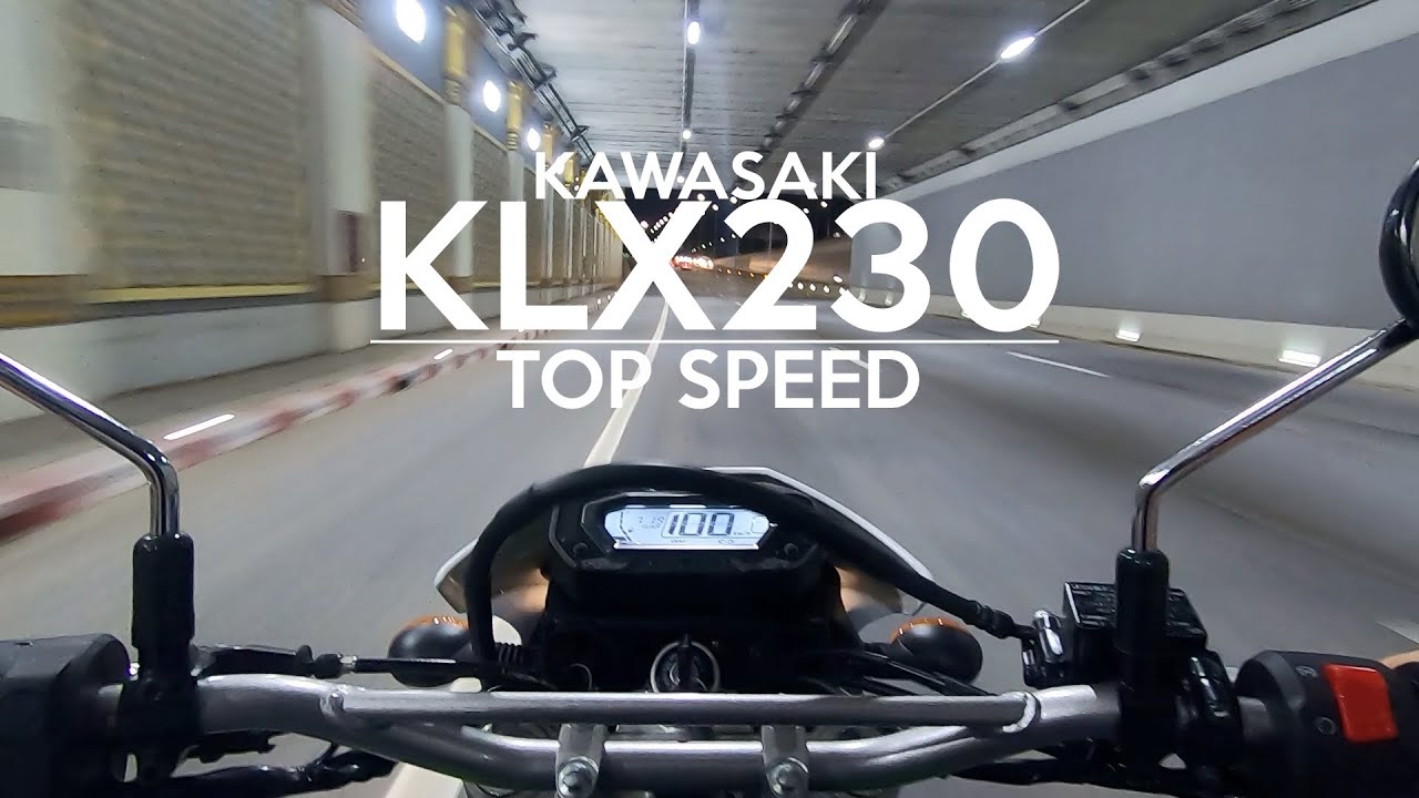 klx230 top speed