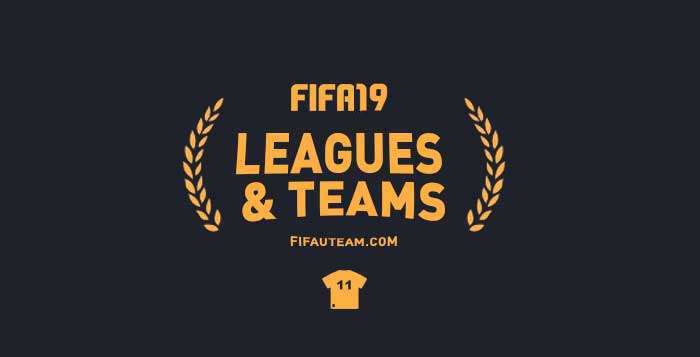 fifa 19 list of teams