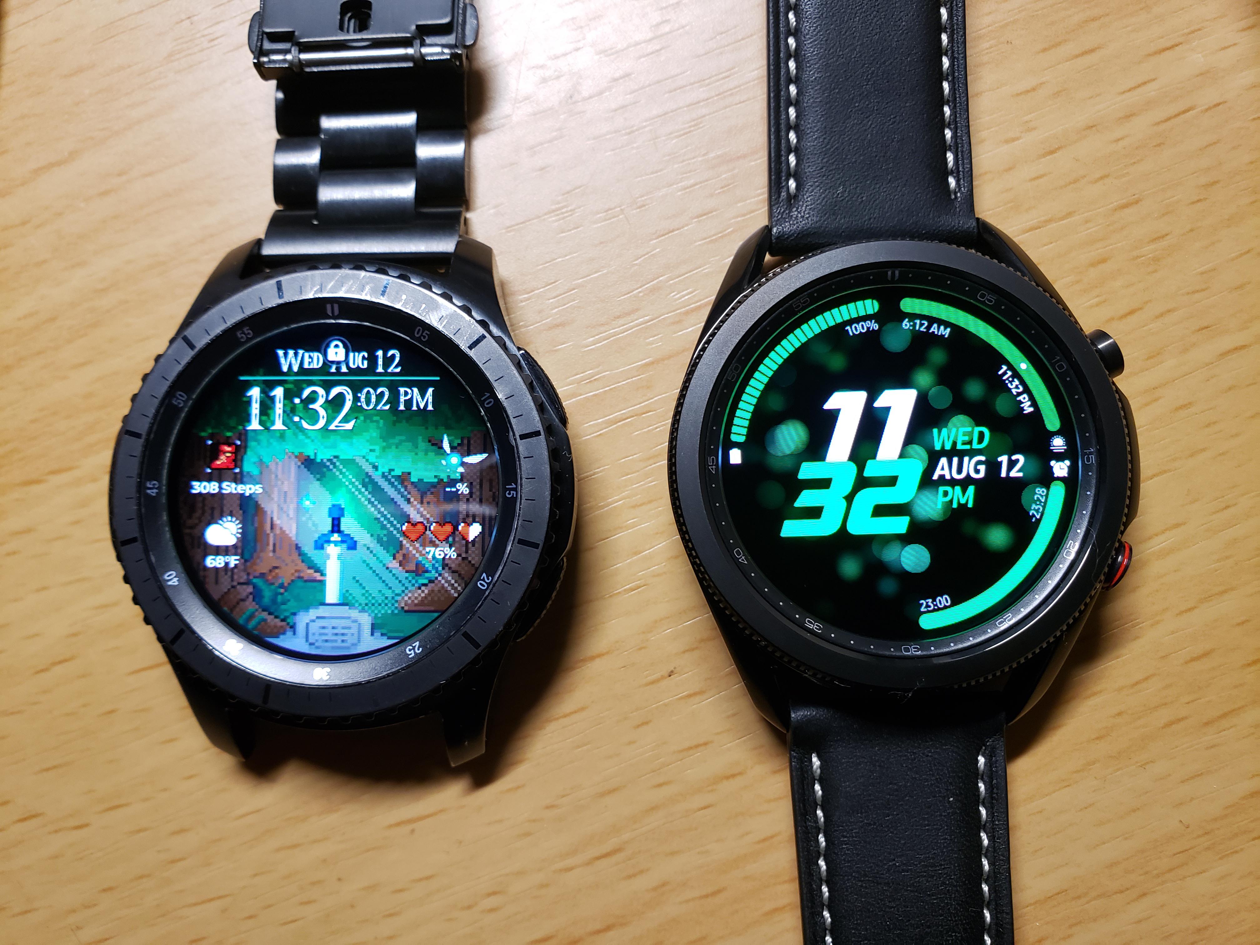 galaxy gear s3 frontier vs galaxy watch