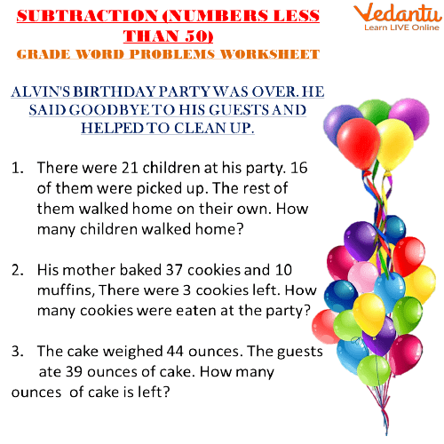 subtraction word problems for grade 2 with answers