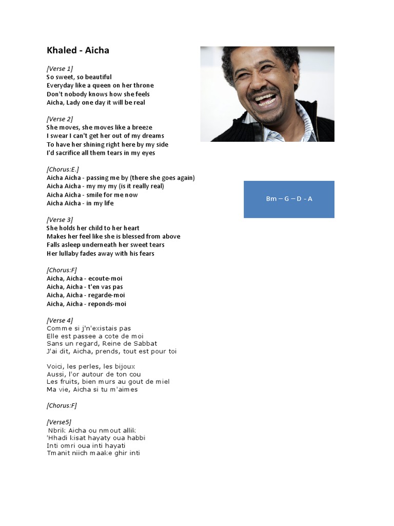 aicha aicha lyrics