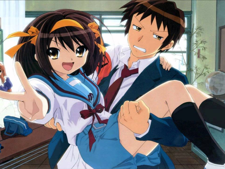 haruhi y kyon