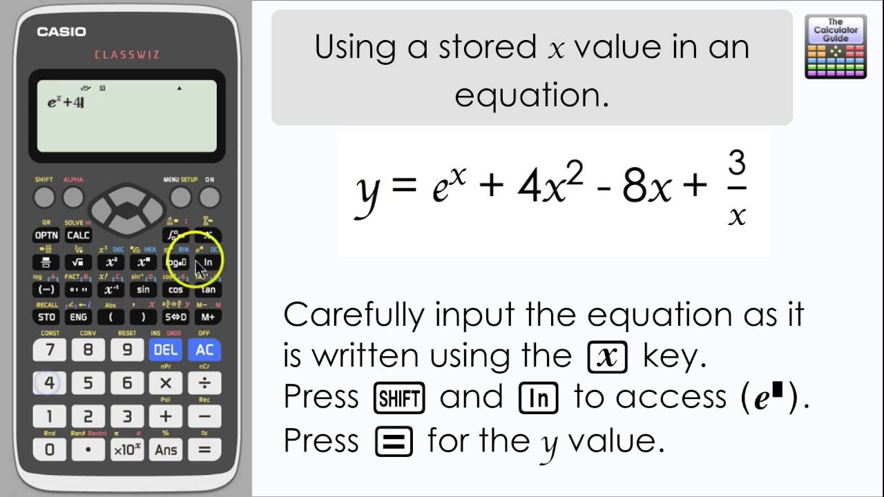 calculator solve for x