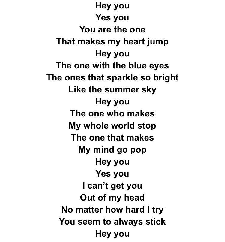 you lyrics