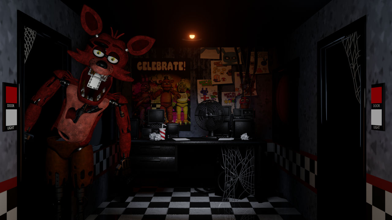 foxy jumpscare fnaf 1