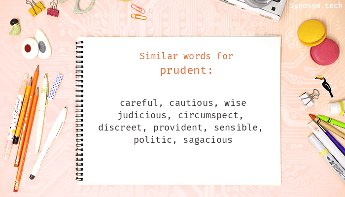 synonym of prudent