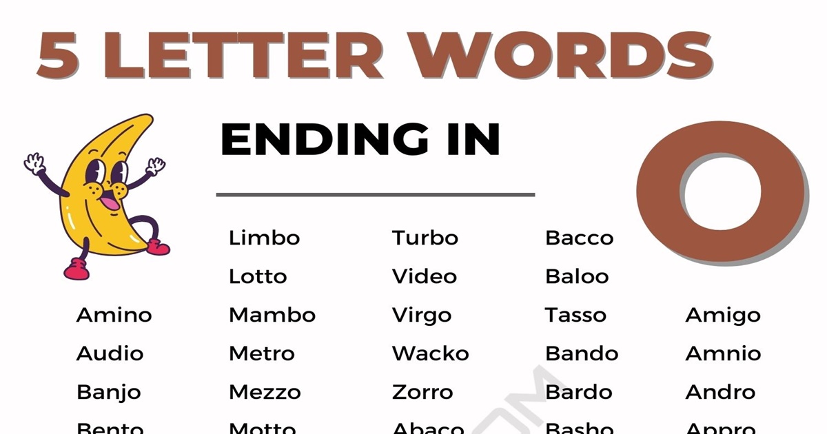 5 letter words that end with or