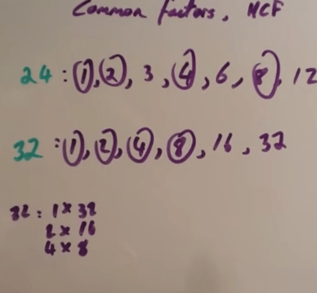 corbett maths hcf