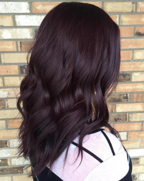 dark burgundy hair color ideas