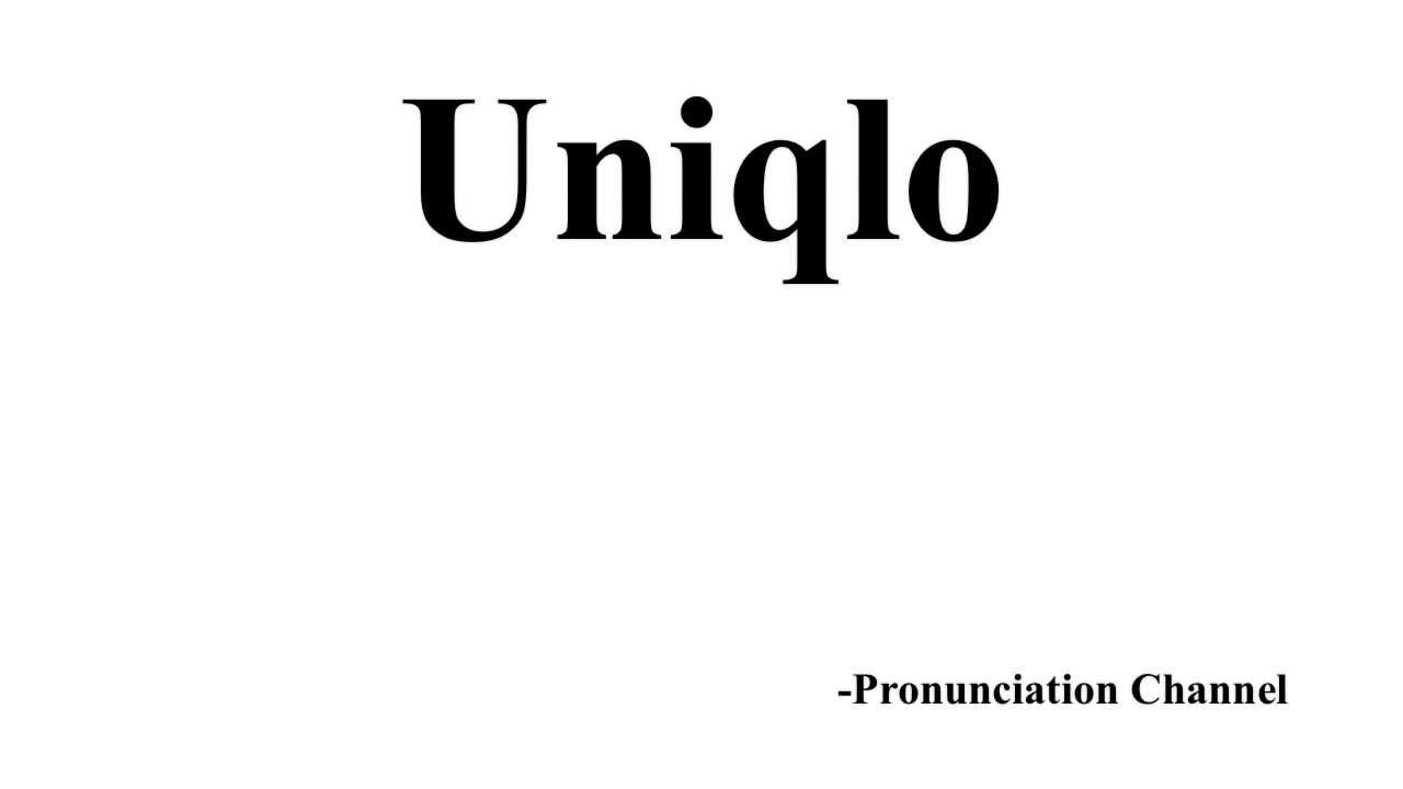 how to pronounce uniqlo