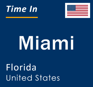 miami florida local time