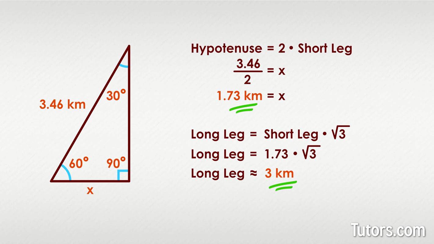 30 60 90 theorem formula