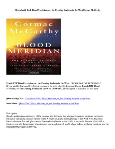 blood meridian pdf