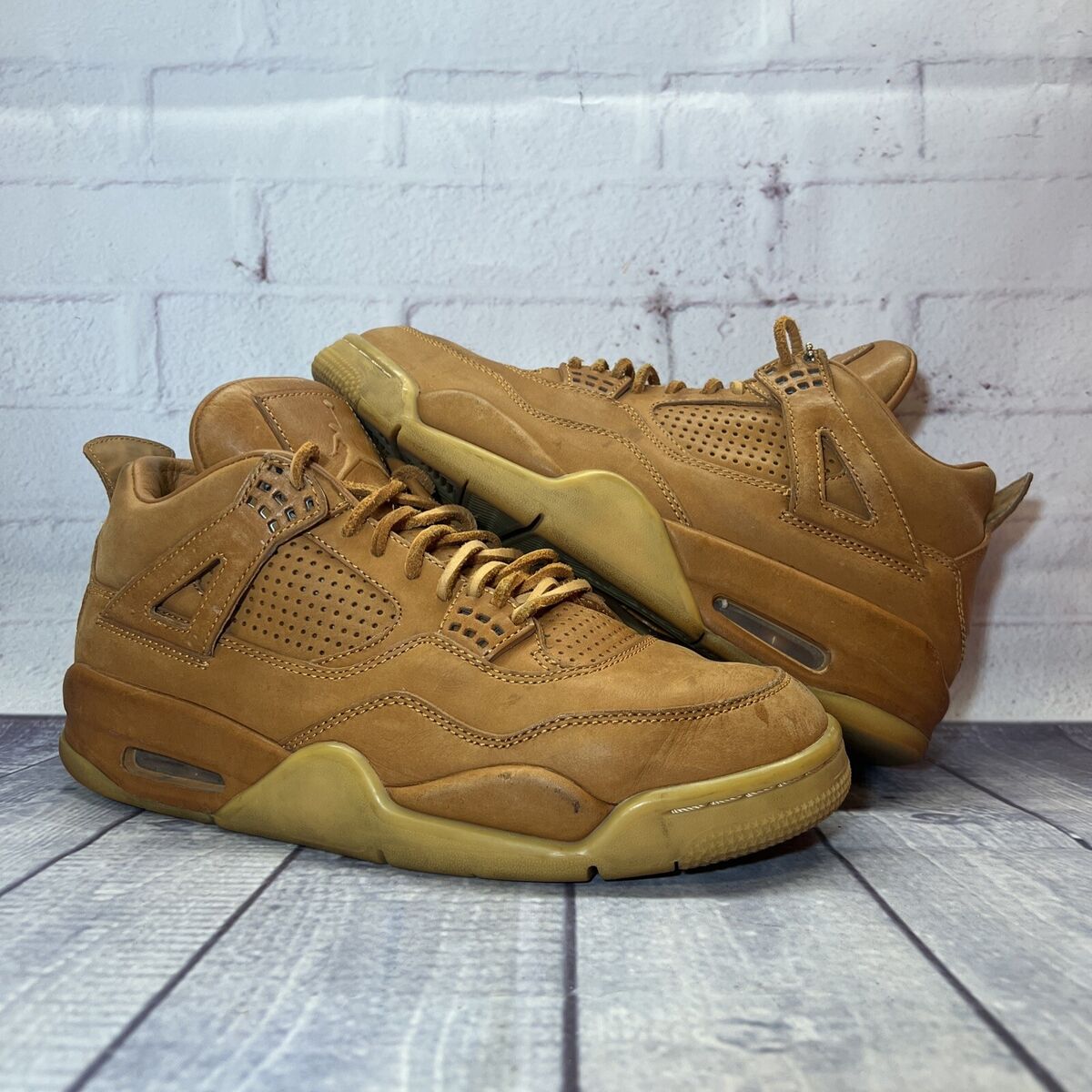 brown air jordan 4s