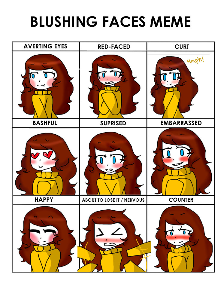 blush meme