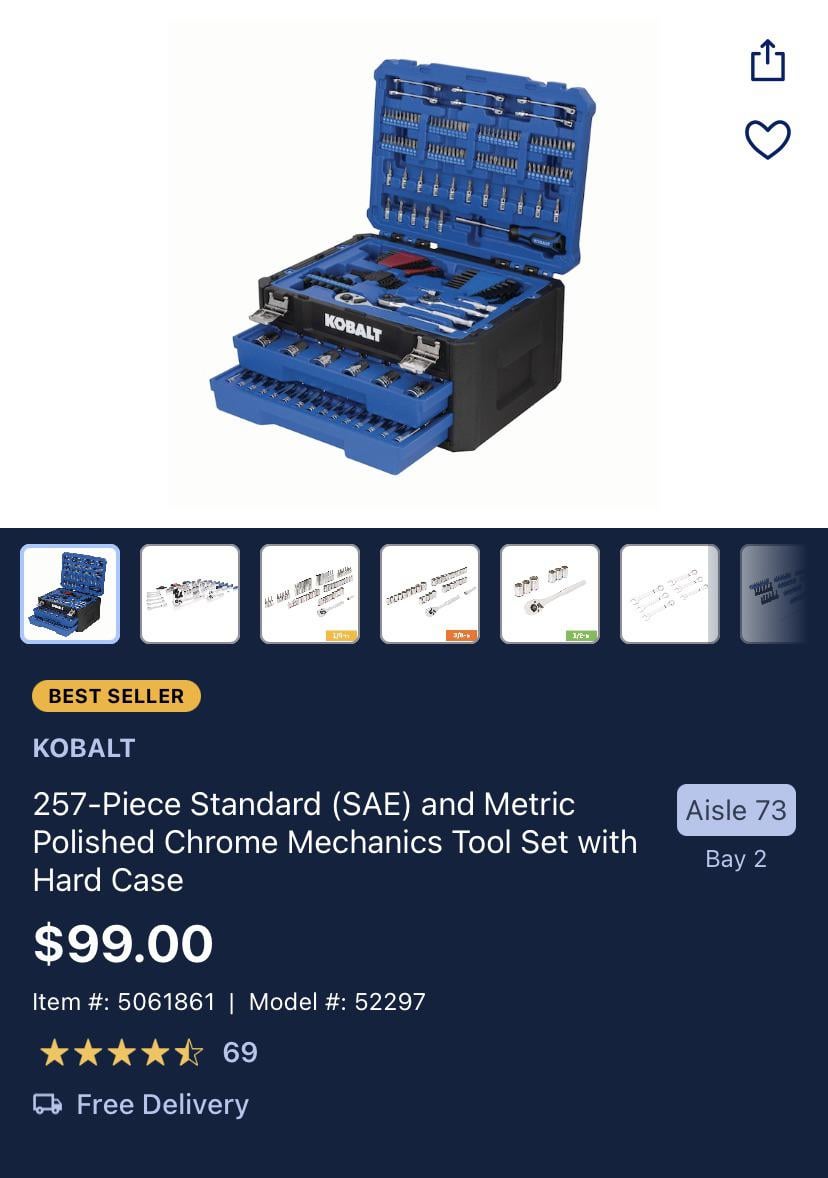 kobalt vs craftsman mechanics tools