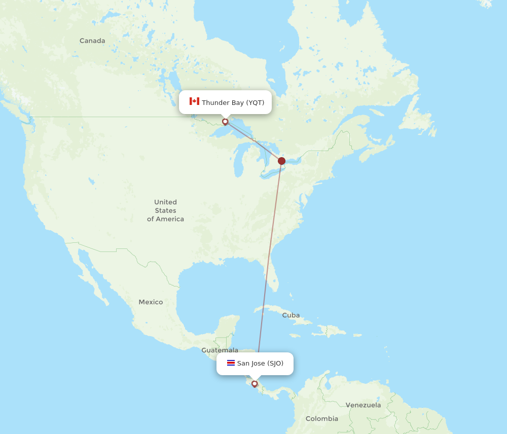 san jose toronto flights