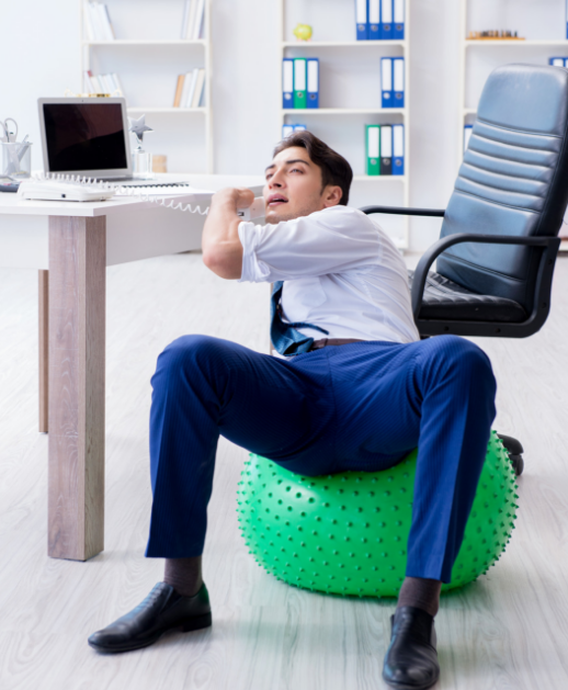 swiss ball office chair