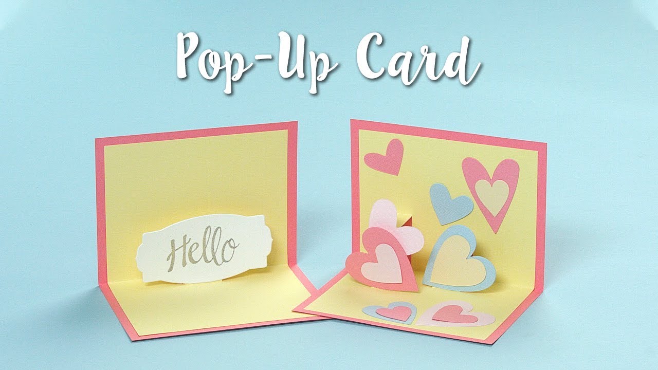 how to make a pop up card youtube