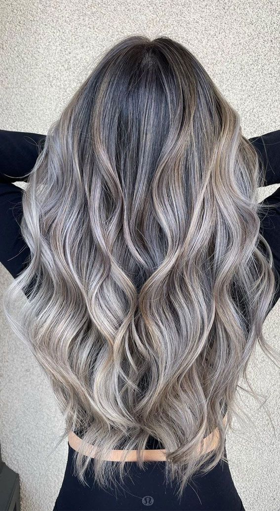 ash balayage blonde