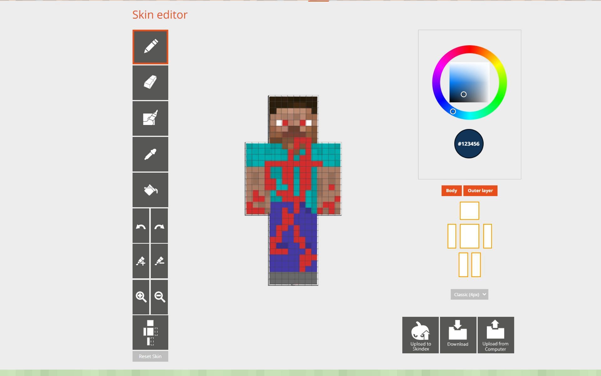 custom skin maker for minecraft