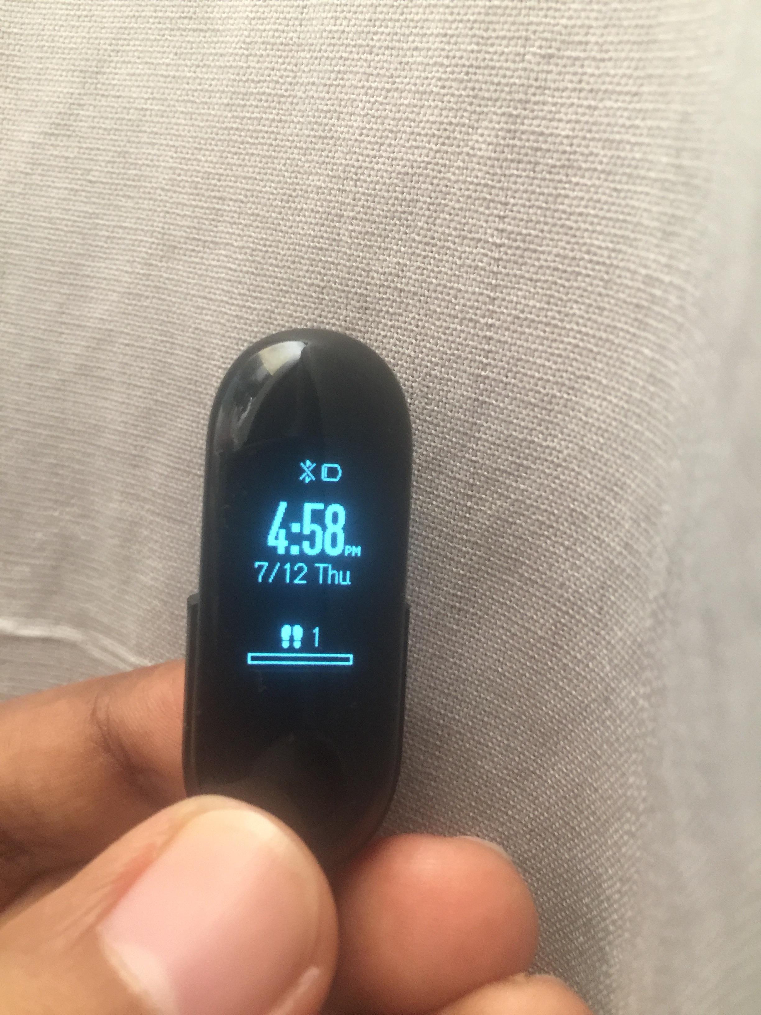 how to pair mi band 3 after factory reset