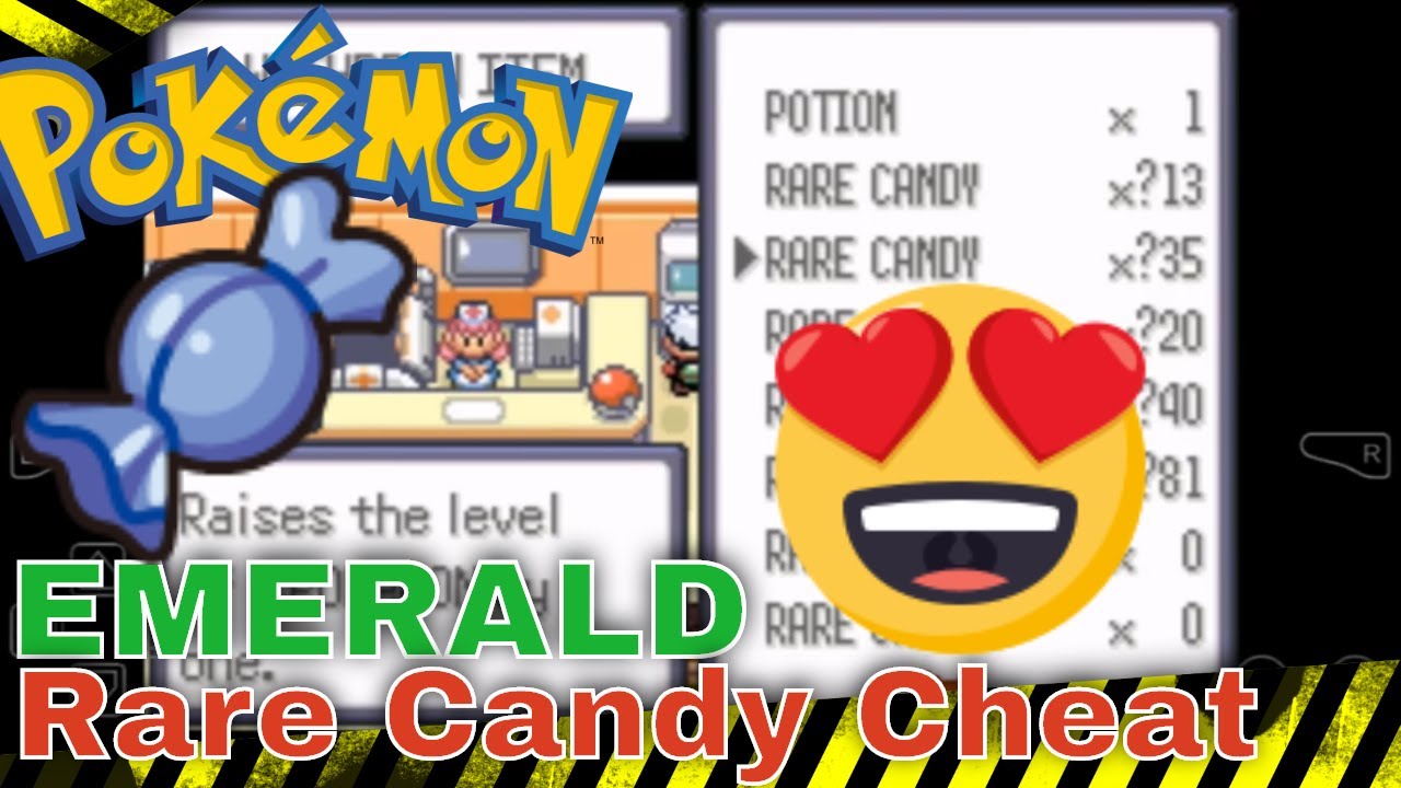 rare candy cheat