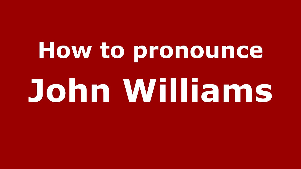 how to pronounce john