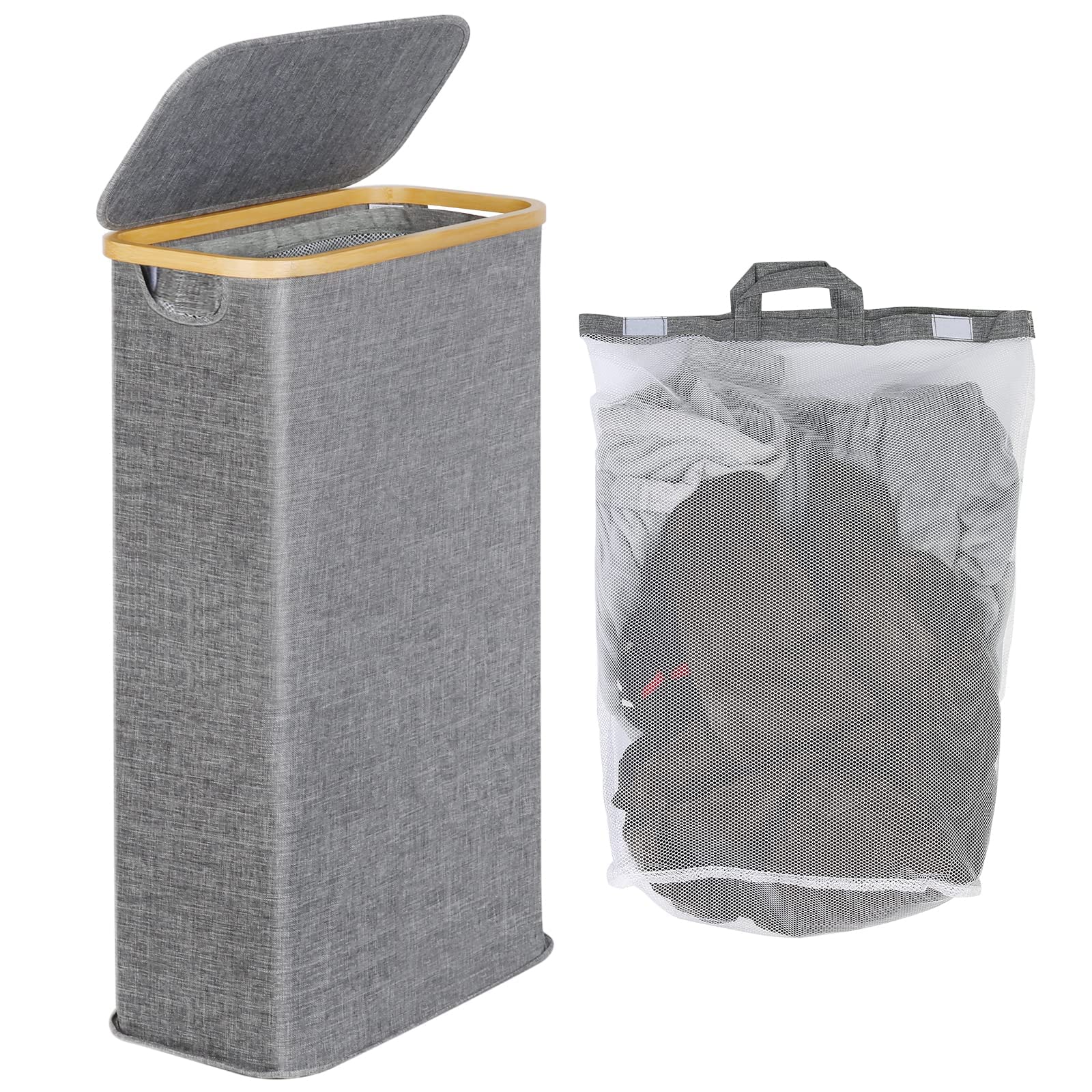 skinny laundry hamper