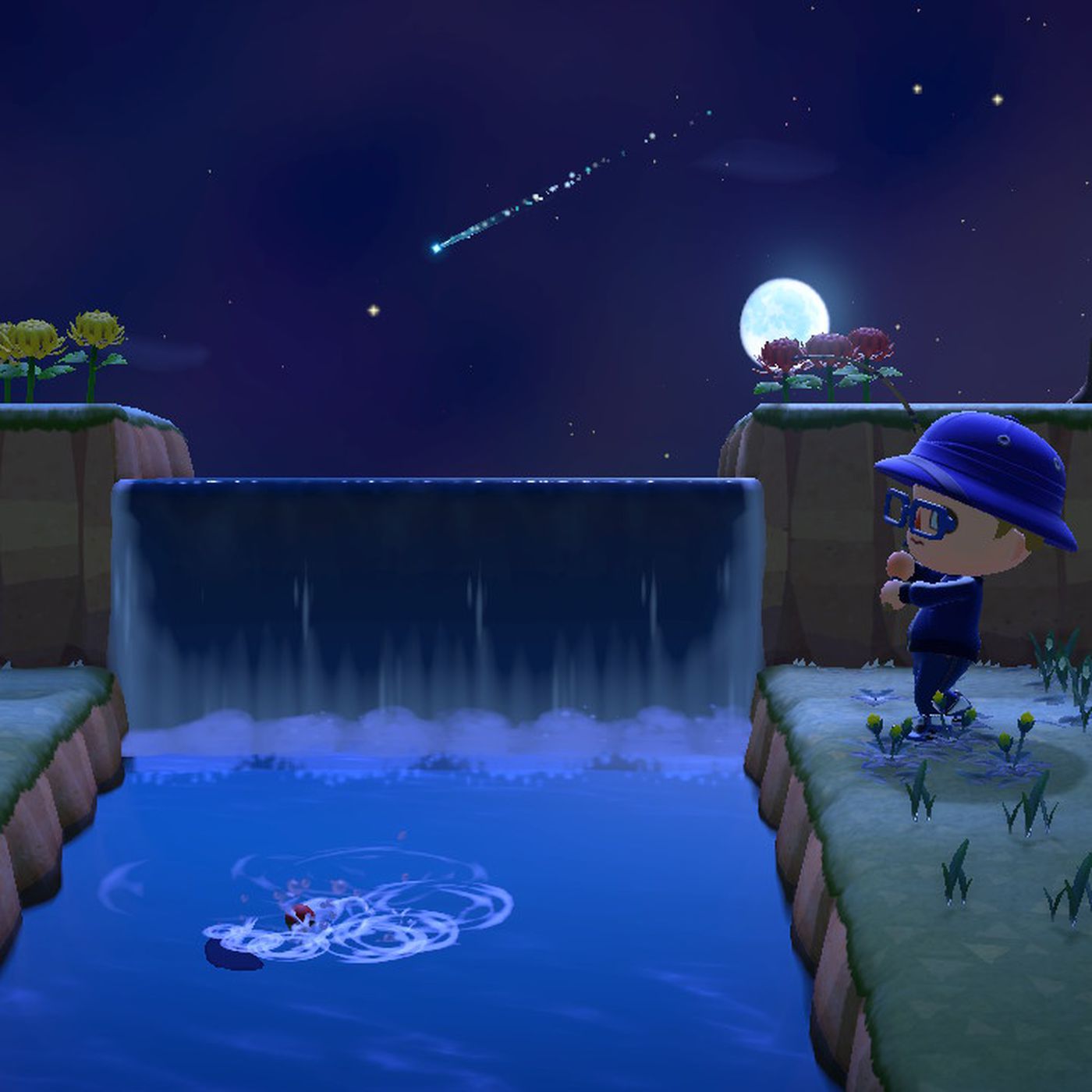 animal crossing shooting star