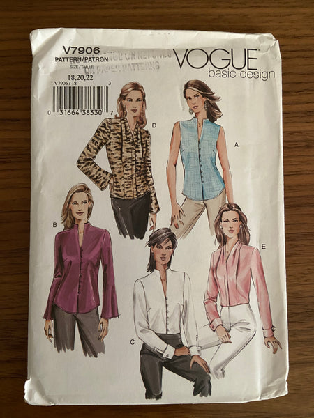 blouse patterns vogue