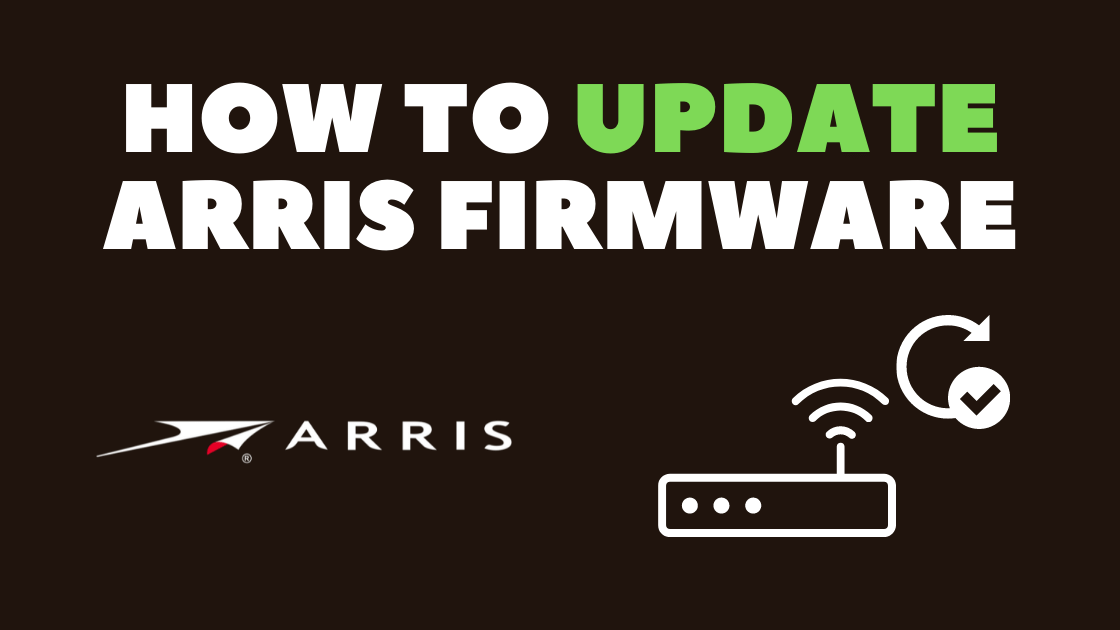 arris router firmware update