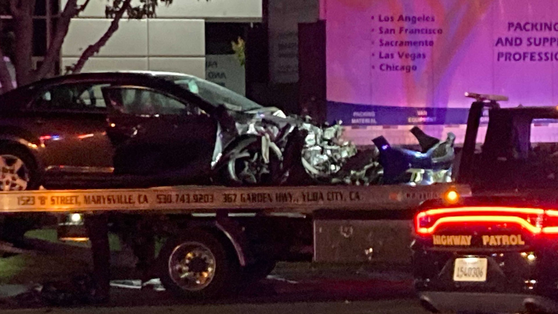 car accident sacramento last night