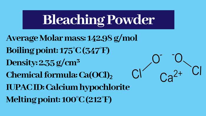 what is formula of bleaching powder