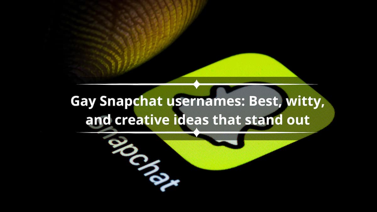 gay snap names