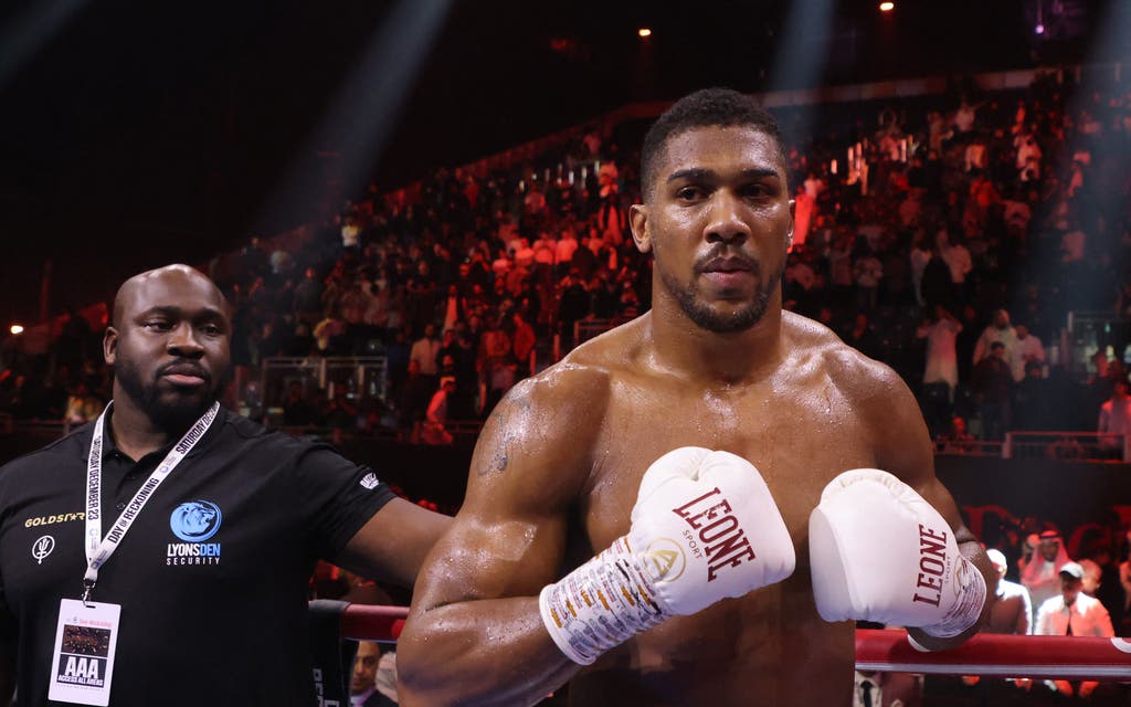 when is the next anthony joshua fight