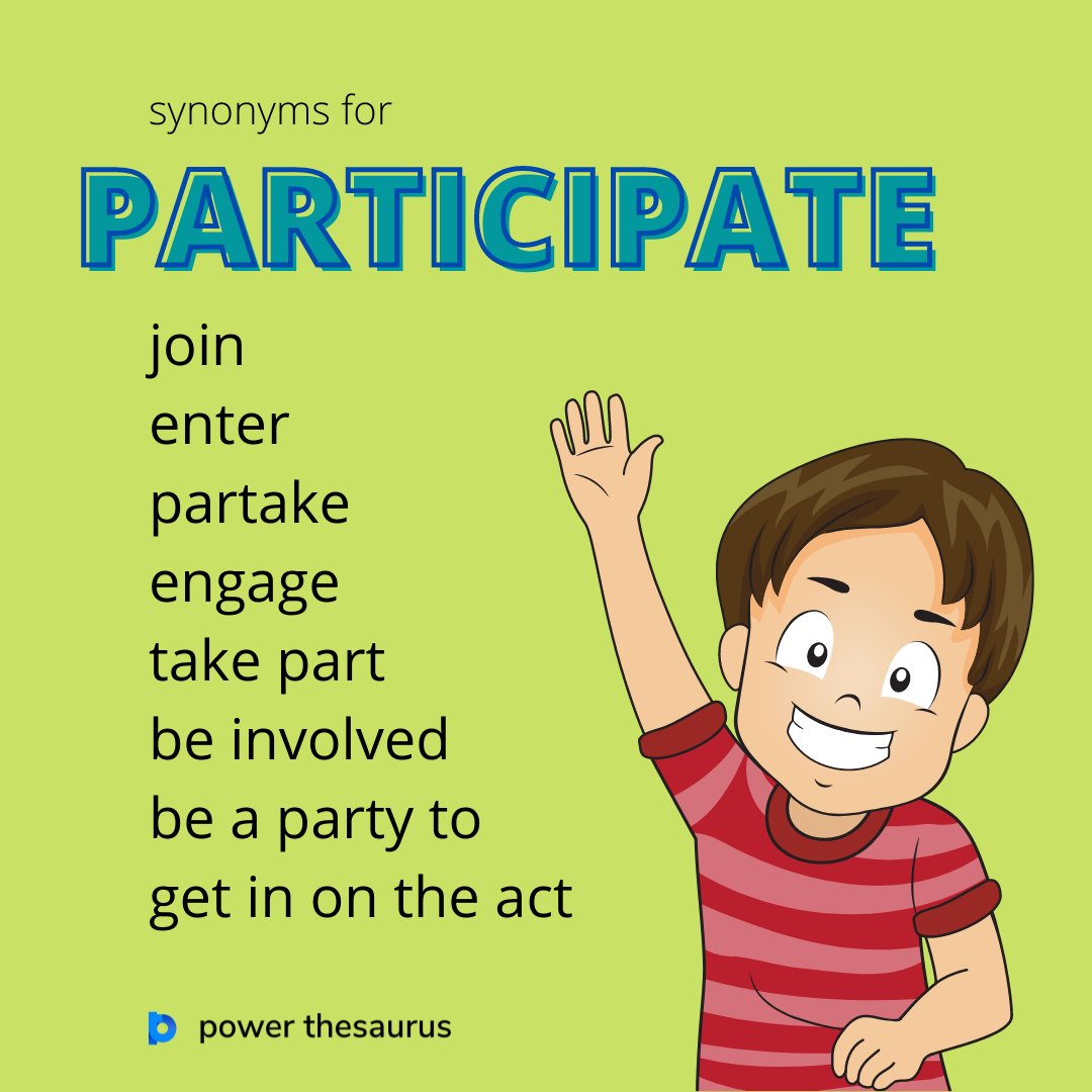 participate thesaurus