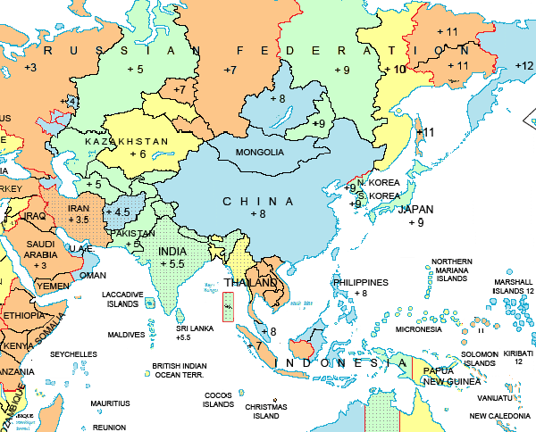 indonesia time difference