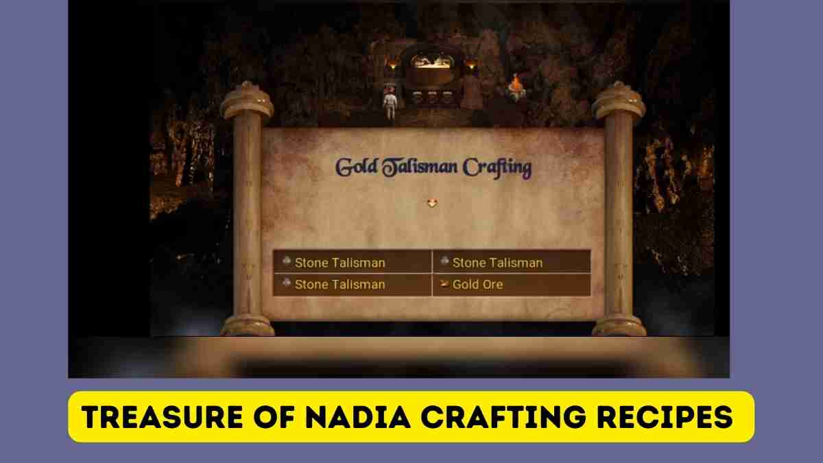 treasure of nadia crafting