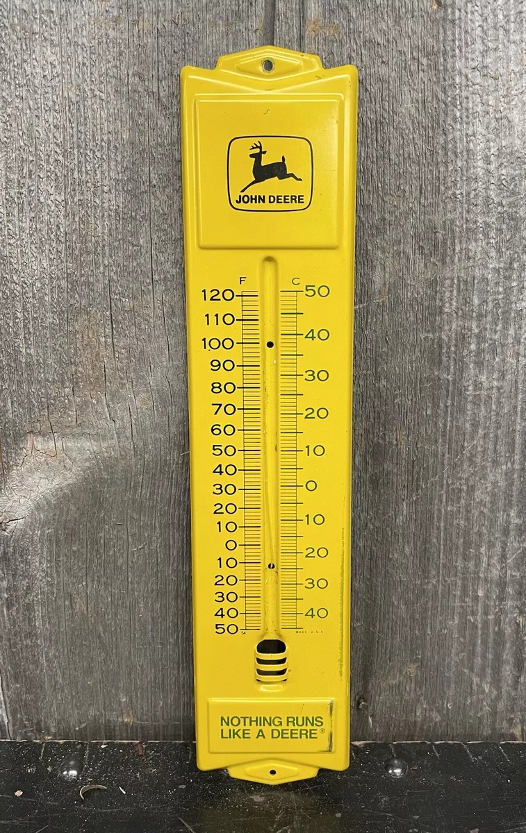 vintage john deere thermometer