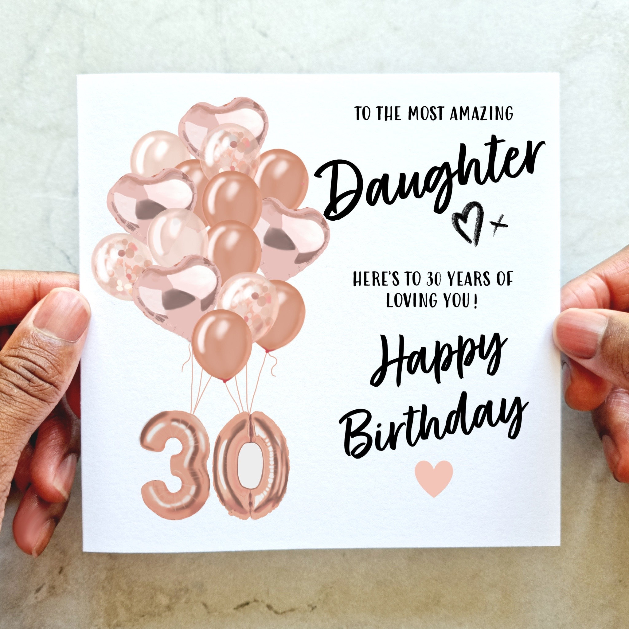 30th birthday card for daughter