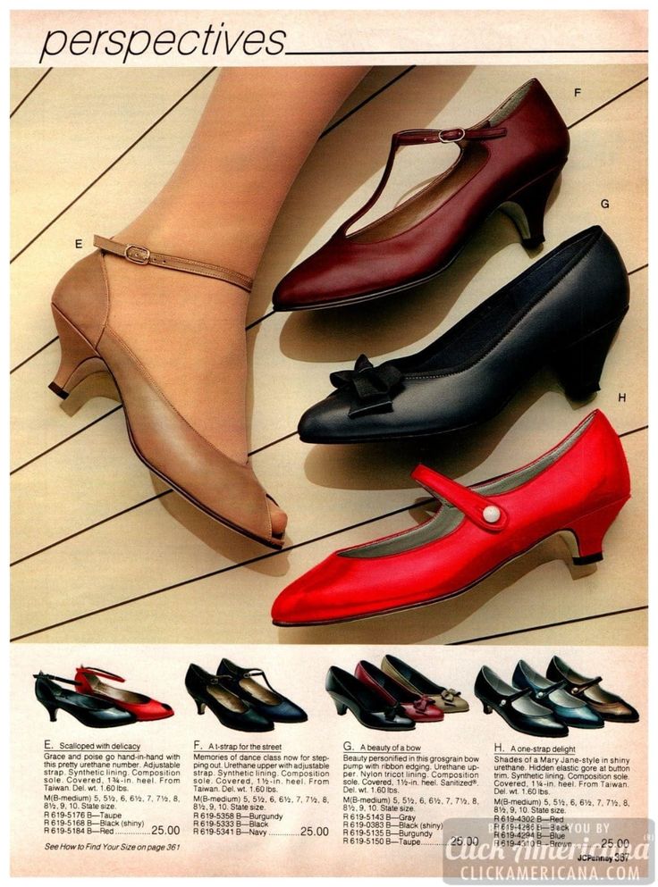 80s ladies shoes