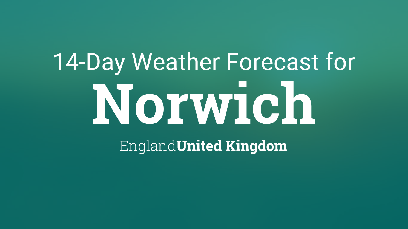 14 day weather norwich