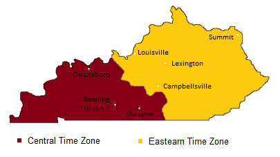 what time zone is kentucky