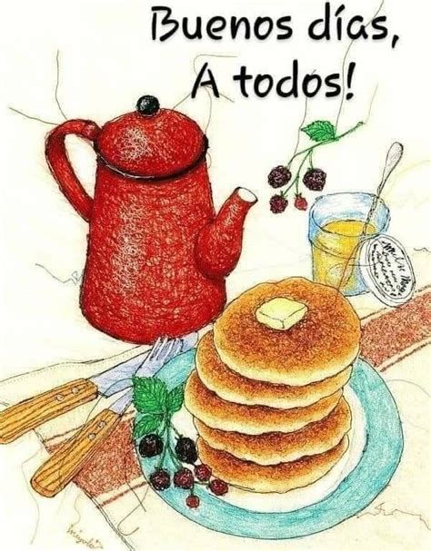 imagenes buenos dias con desayuno